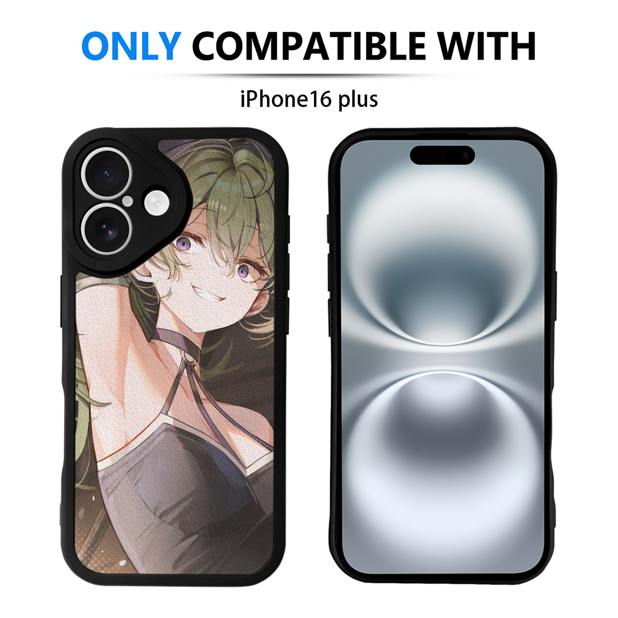 （画像用） 葬送のフリーレン Frieren 【iPhone 16シリーズ対応】シリコンスマホケース（レザー調） 材質：シリコン